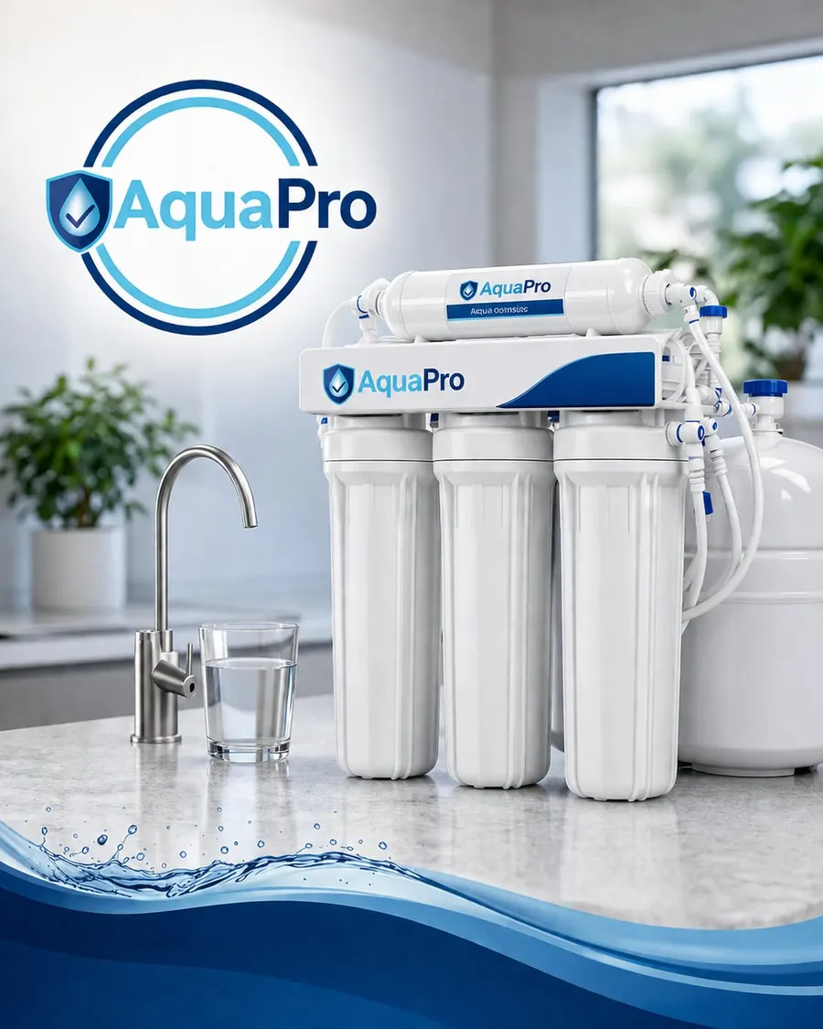 Sistema de filtrado de agua por etapas de Aquapro